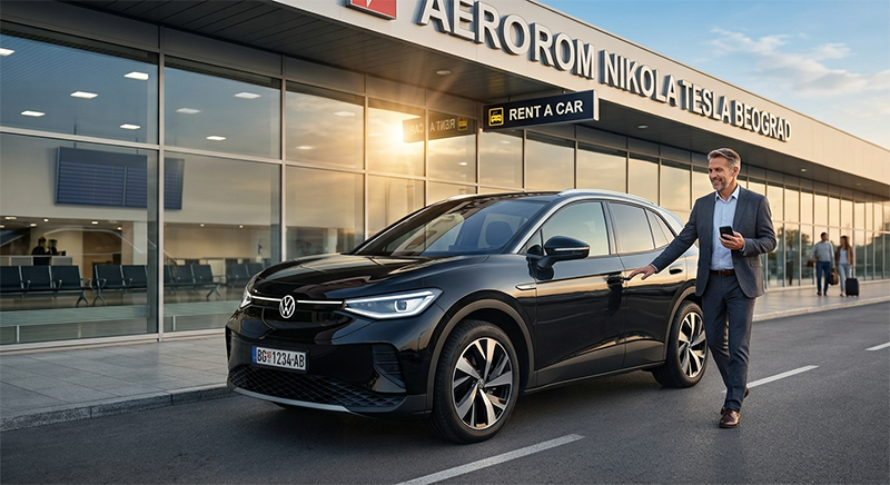 Rent a car na aerodromu u Beogradu u eri veštačke inteligencije 