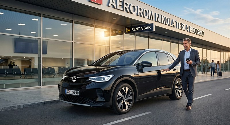 Rent a car na aerodromu u Beogradu u eri veštačke inteligencije 